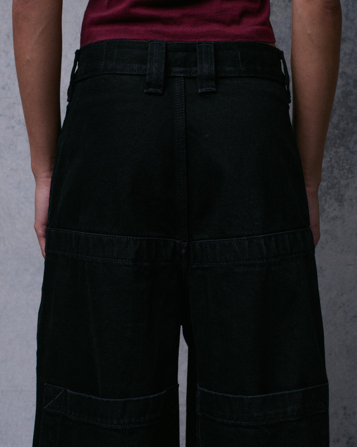 The Camilla Jeans. 27”. Jet Black.