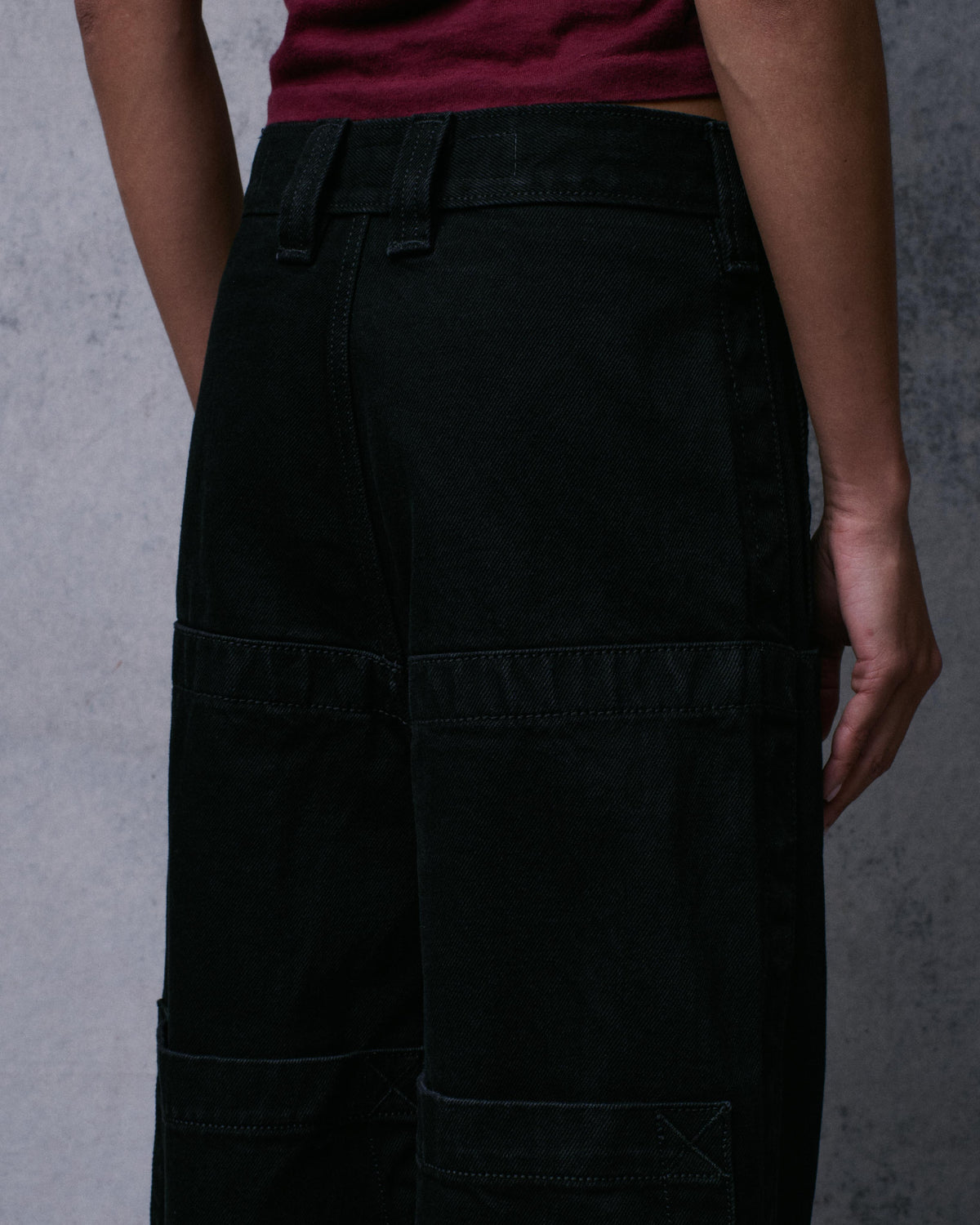 The Camilla Jeans. 27”. Jet Black.
