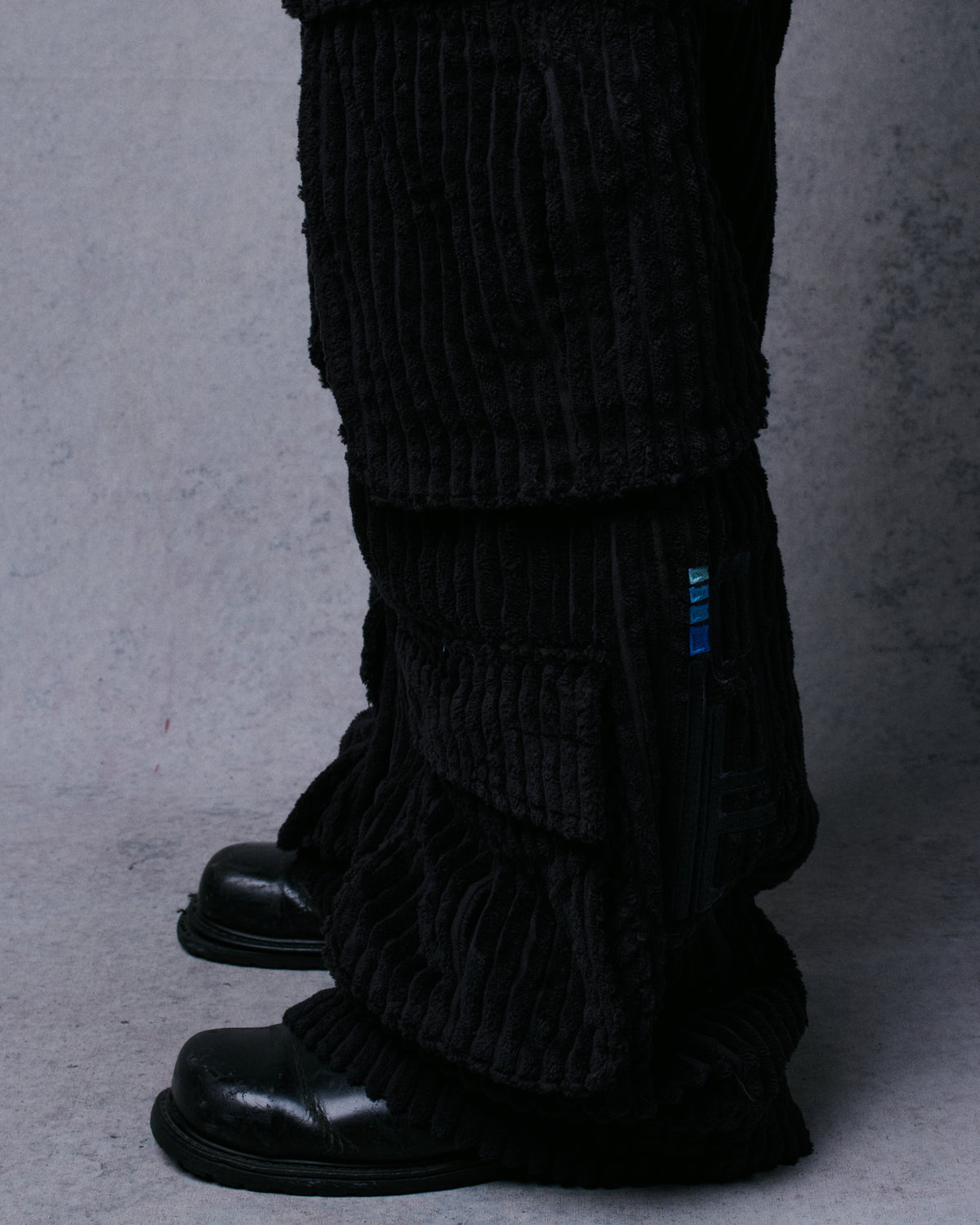 Legacy. 24". 2 Wale Corduroy. Black.