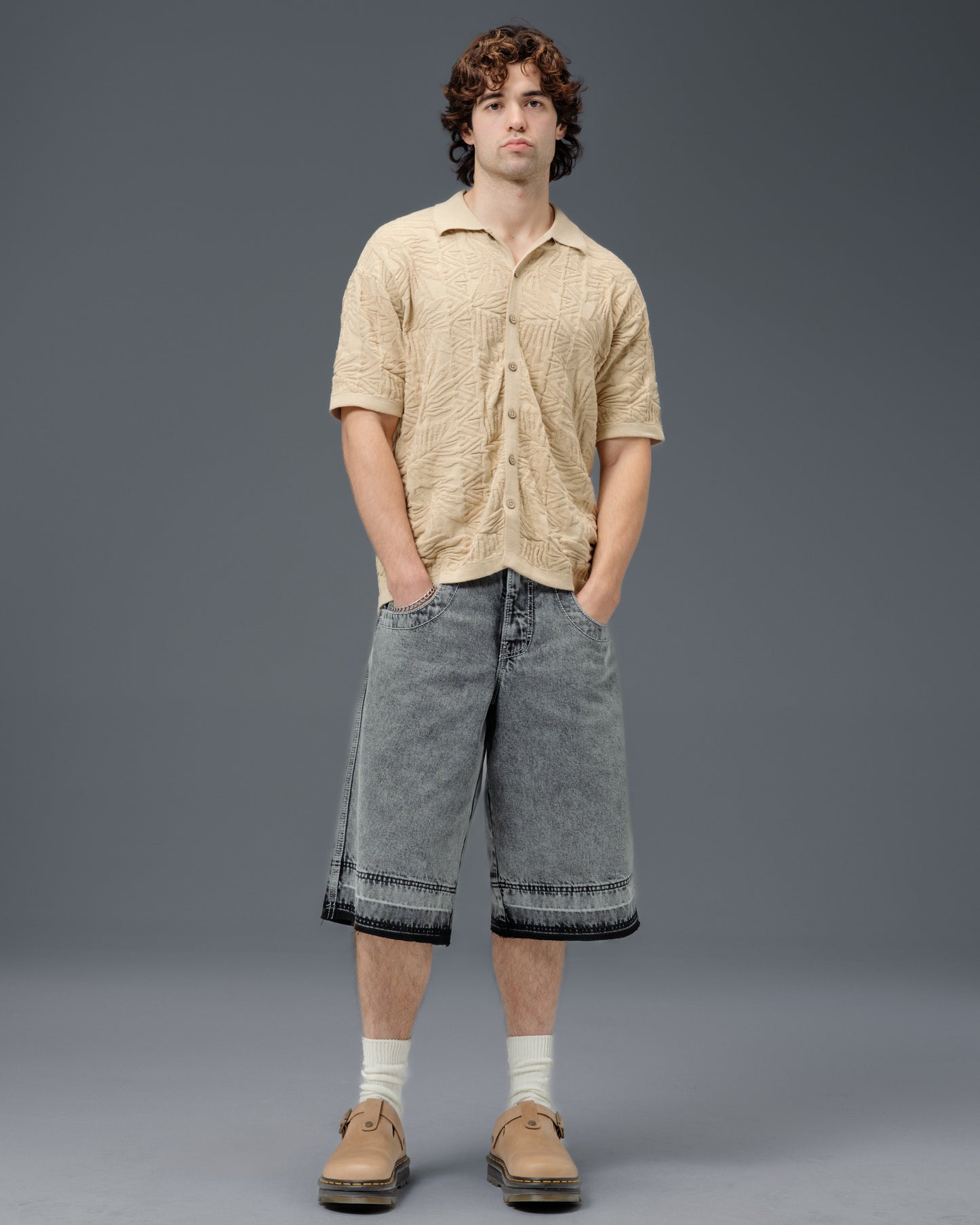 101 Twin Cannon Shorts. 16" Inseam. Black Vintage.