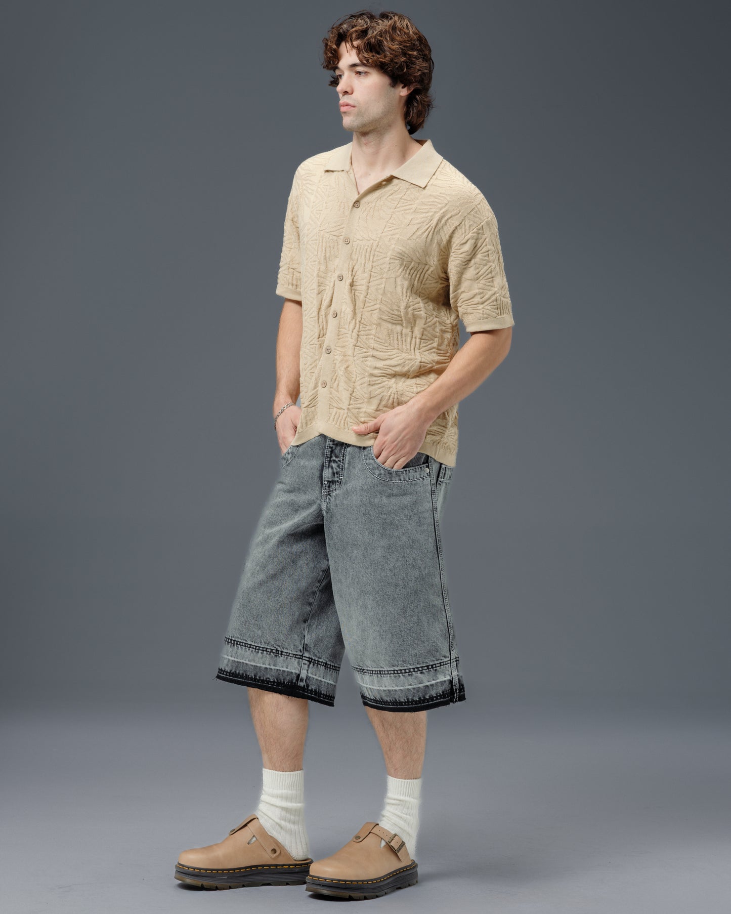 101 Twin Cannon Shorts. 16" Inseam. Black Vintage.