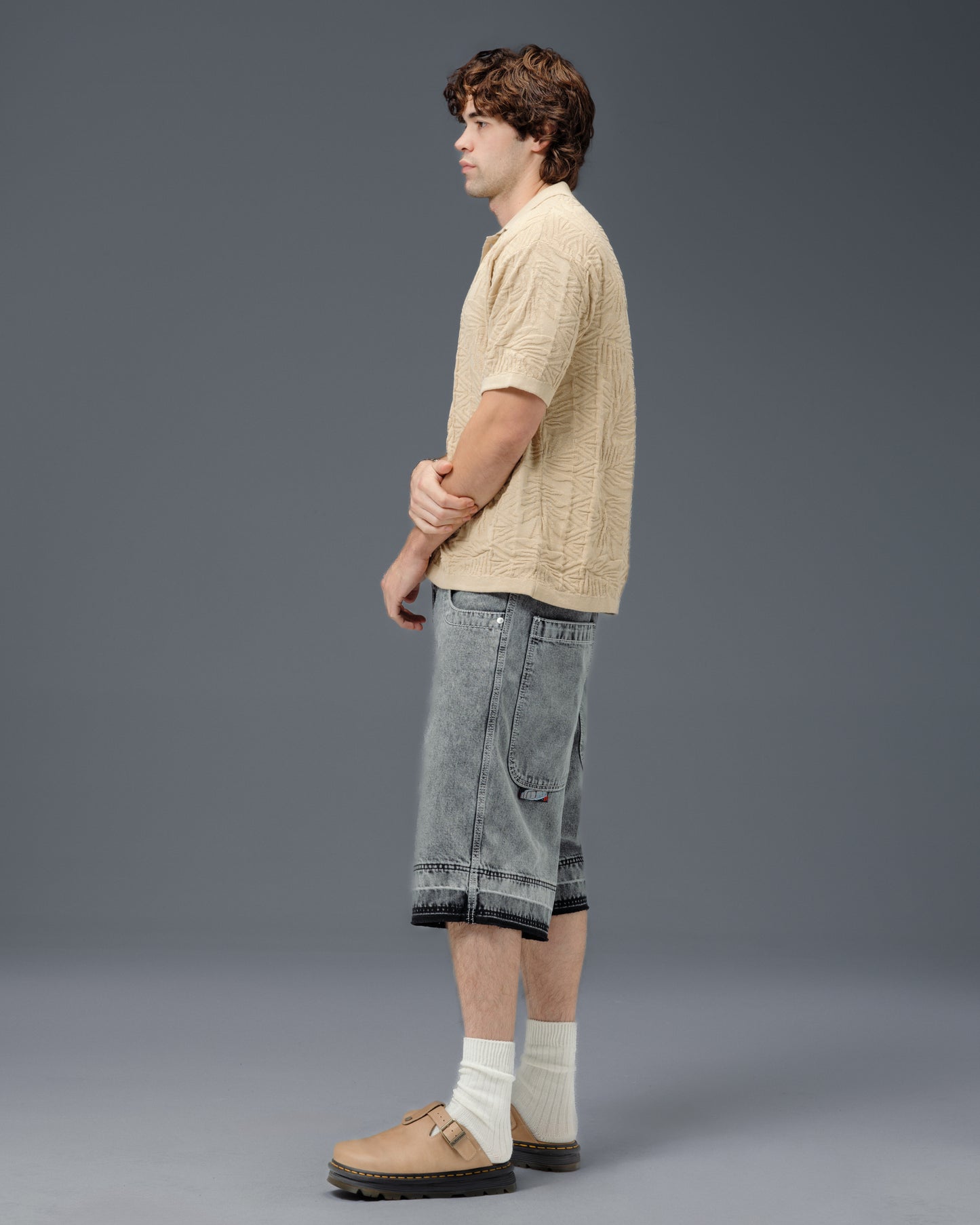 101 Twin Cannon Shorts. 16" Inseam. Black Vintage.