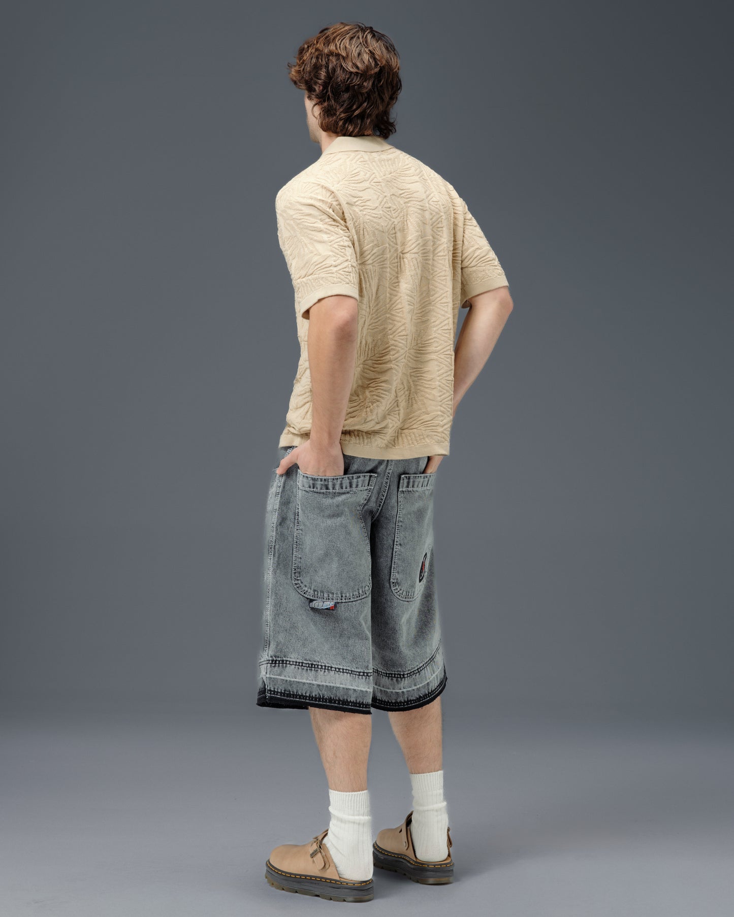 101 Twin Cannon Shorts. 16" Inseam. Black Vintage.