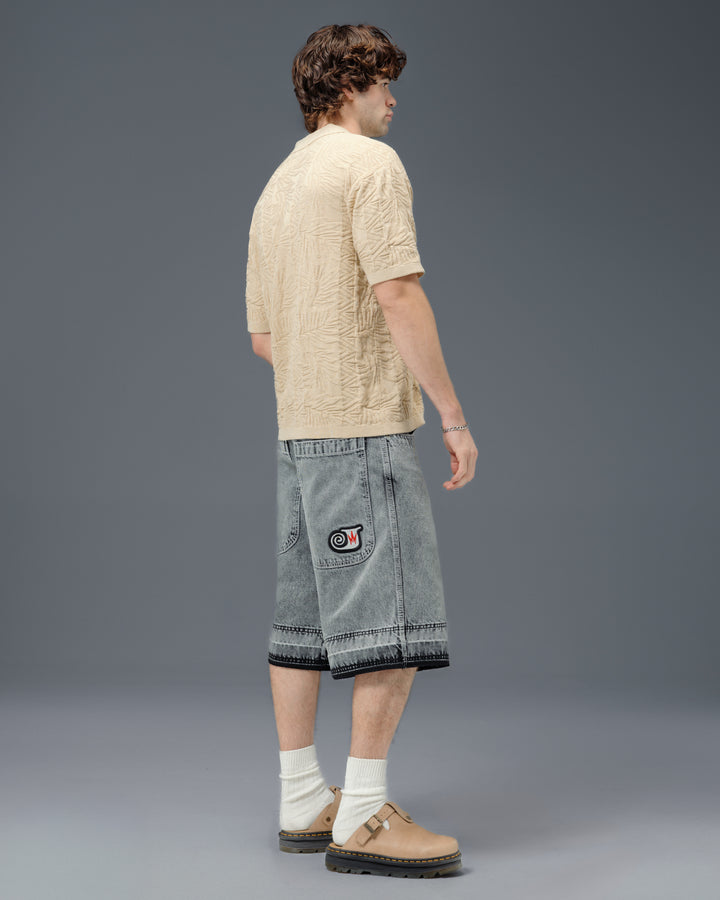 101 Twin Cannon Shorts. 16" Inseam. Black Vintage.