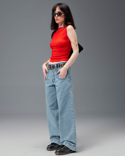 W1169 Low Down Deck. 20". Antique.