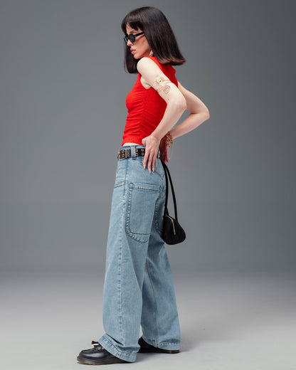 W1169 Low Down Deck. 20". Antique.