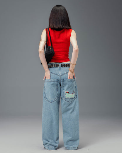 W1169 Low Down Deck. 20". Antique.