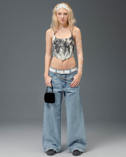 W1179 Easy Wide Pipes. 23". Antique.