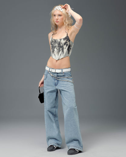 W1179 Easy Wide Pipes. 23". Antique.