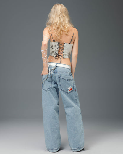 W1179 Easy Wide Pipes. 23". Antique.