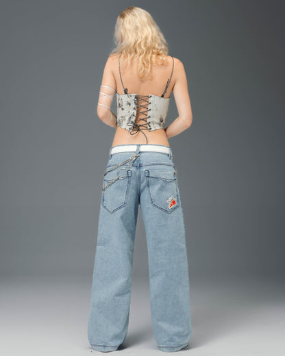 W1179 Easy Wide Pipes. 23". Antique.