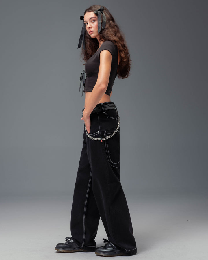 W1169 Low Down Deck. 20". Jet Black.