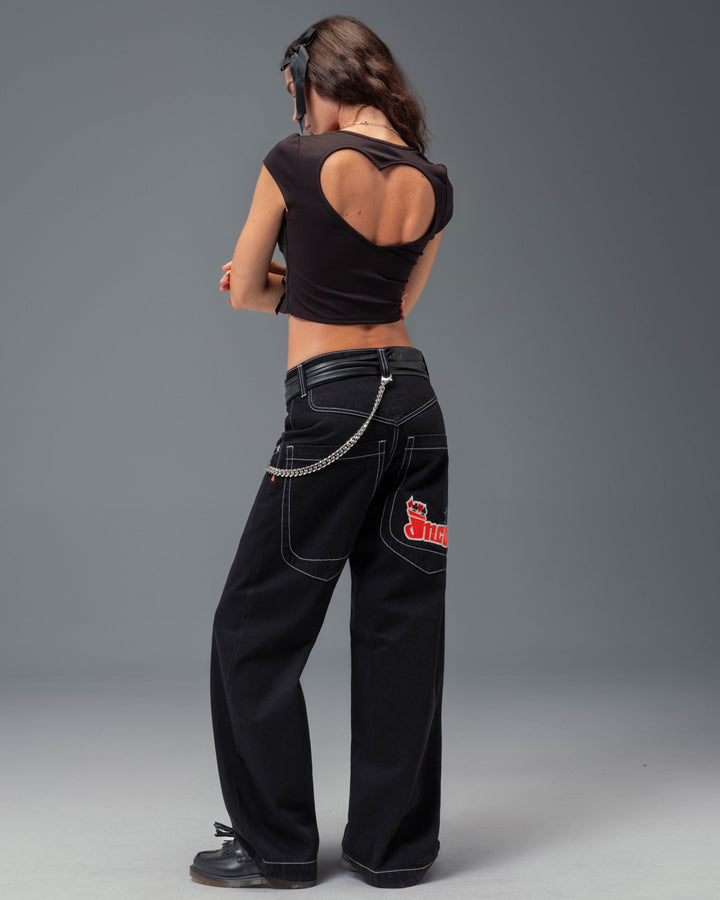 W1169 Low Down Deck. 20". Jet Black.