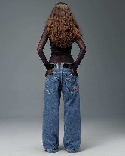 W1179 Easy Wide Pipes. 23". Dark Stone.