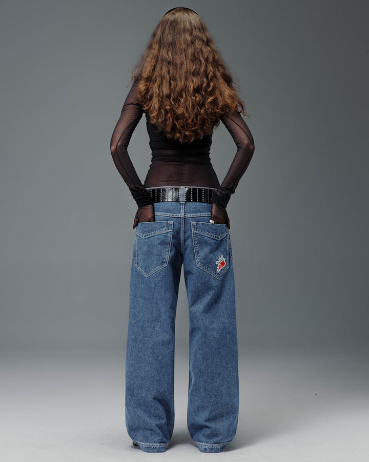 W1179 Easy Wide Pipes. 23". Dark Stone.