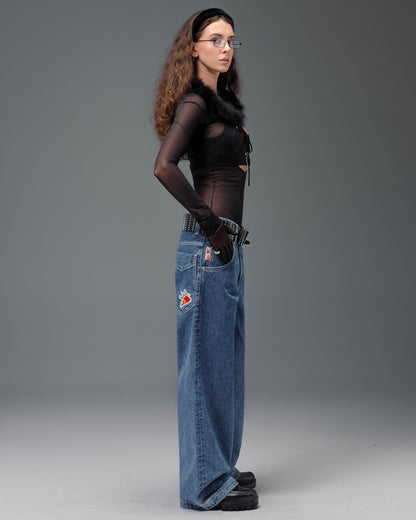 W1179 Easy Wide Pipes. 23". Dark Stone.