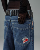 W1179 Easy Wide Pipes. 23". Dark Stone.