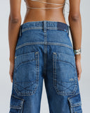 W Quad Cargo. 23". Hand-Sand Dark Stone.