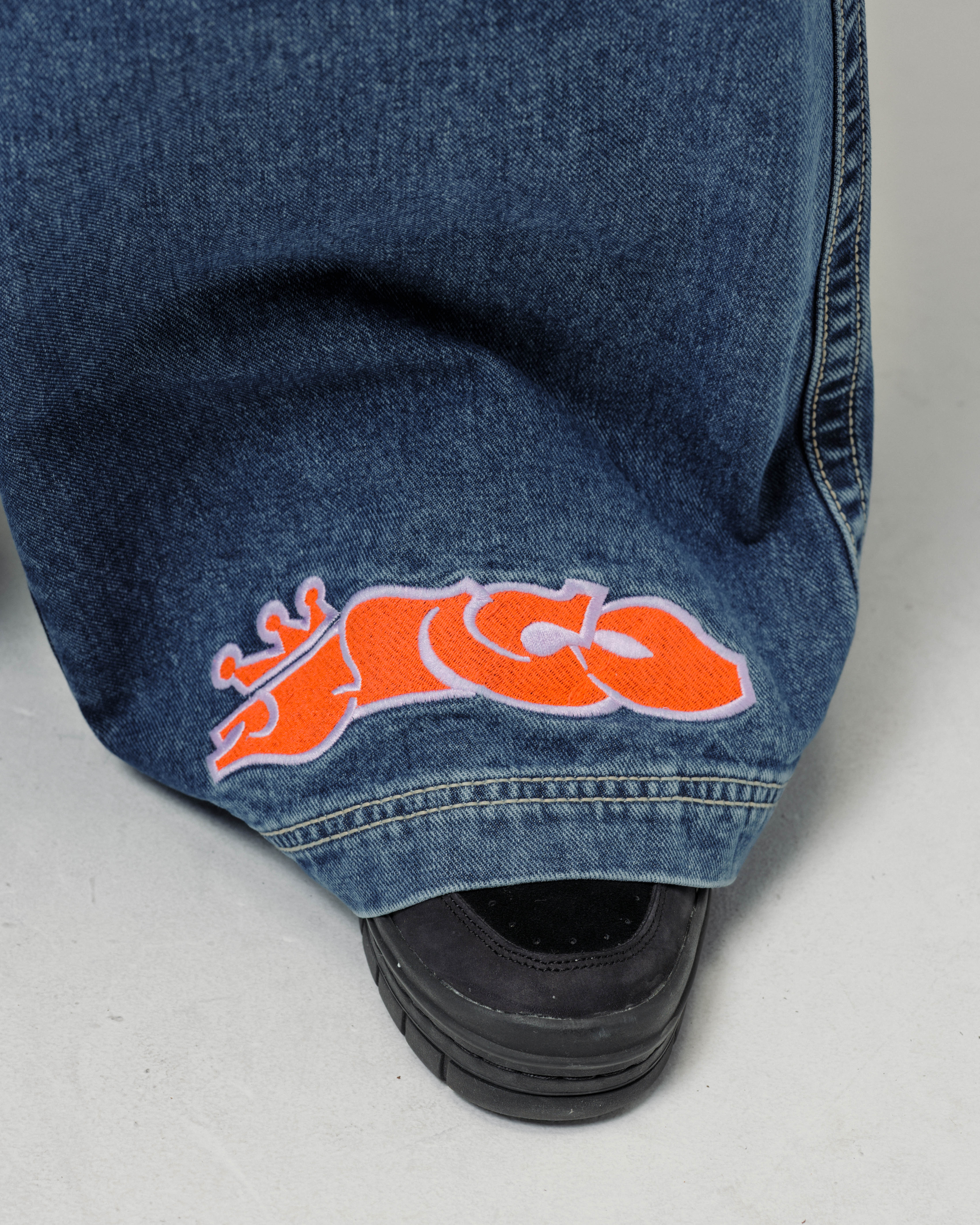 「激レア」JNCO 2000s デニム キングロゴ jnco 117 King Jeans. 28