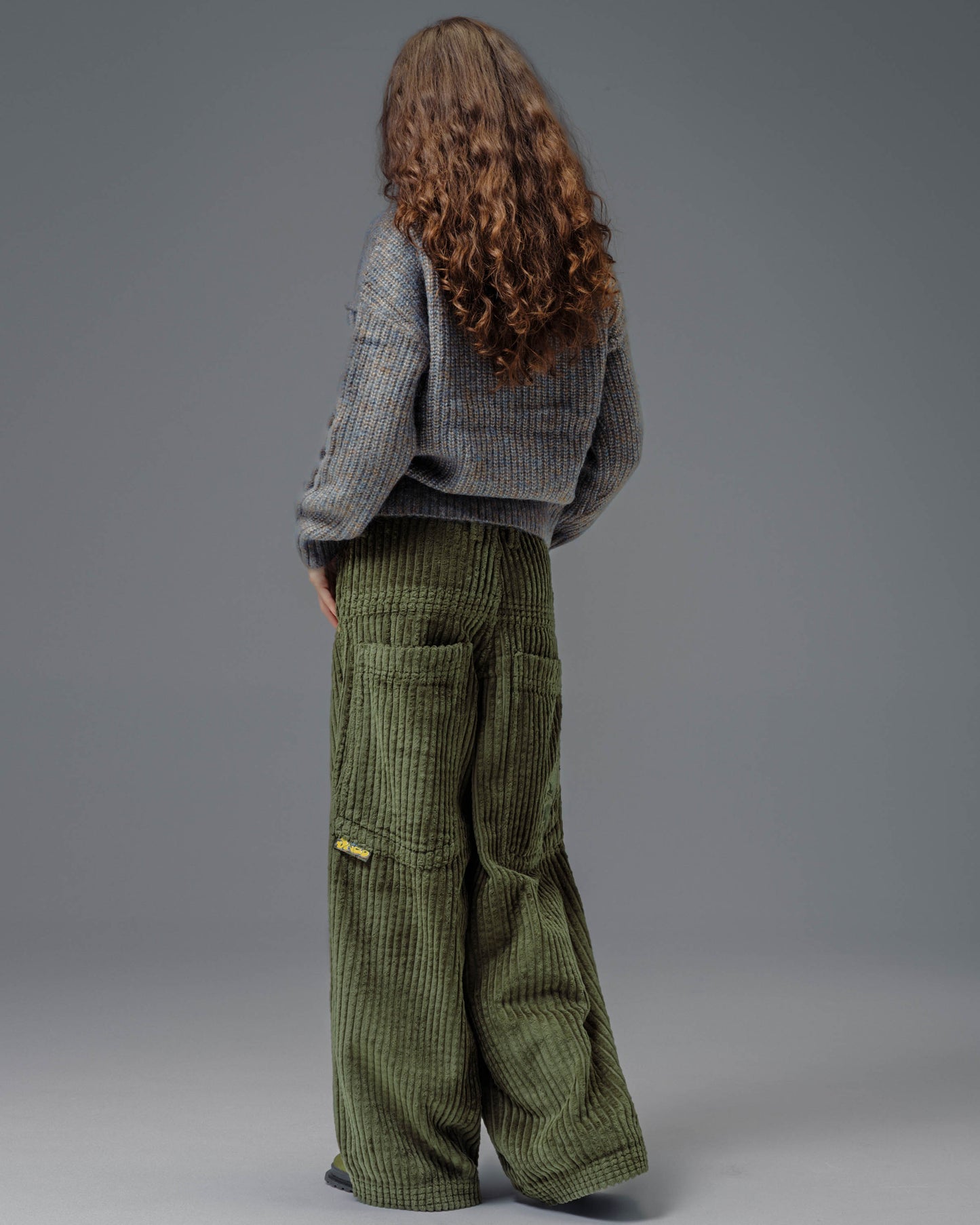 W Jester. 26". 2 Wale Corduroy. Moss.