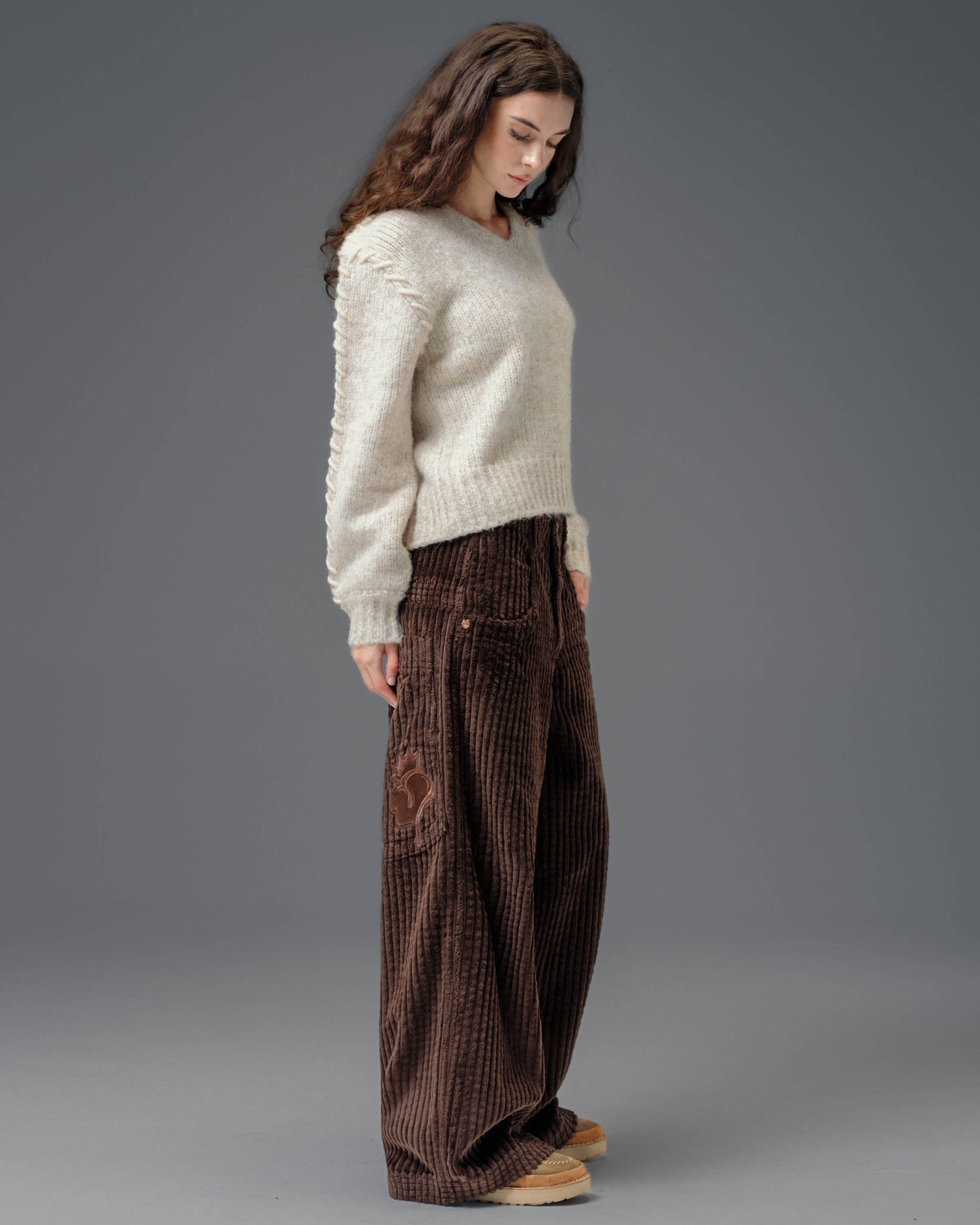 W Jester. 26". 2 Wale Corduroy. Java Brown.