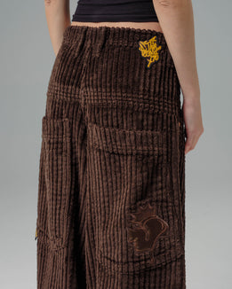 W Jester. 26". 2 Wale Corduroy. Java Brown.