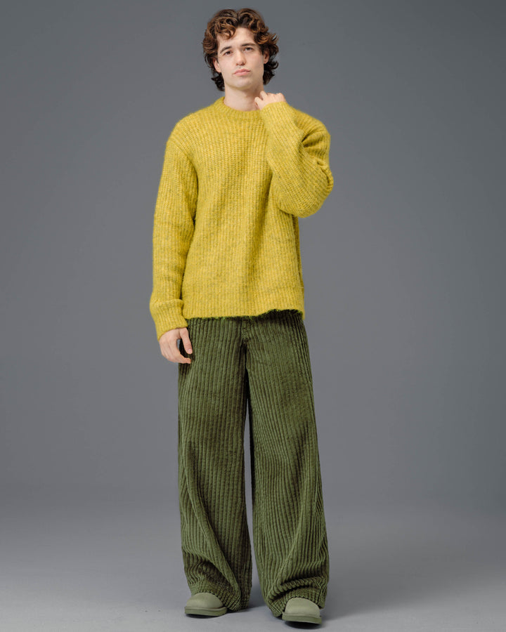 Jester. 26". 2 Wale Corduroy. Moss.