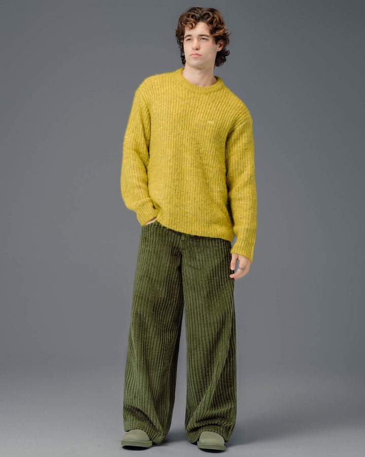 Jester. 26". 2 Wale Corduroy. Moss.