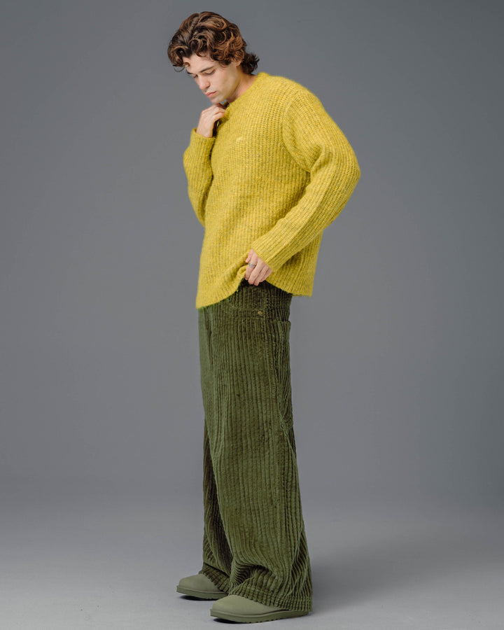 Jester. 26". 2 Wale Corduroy. Moss.