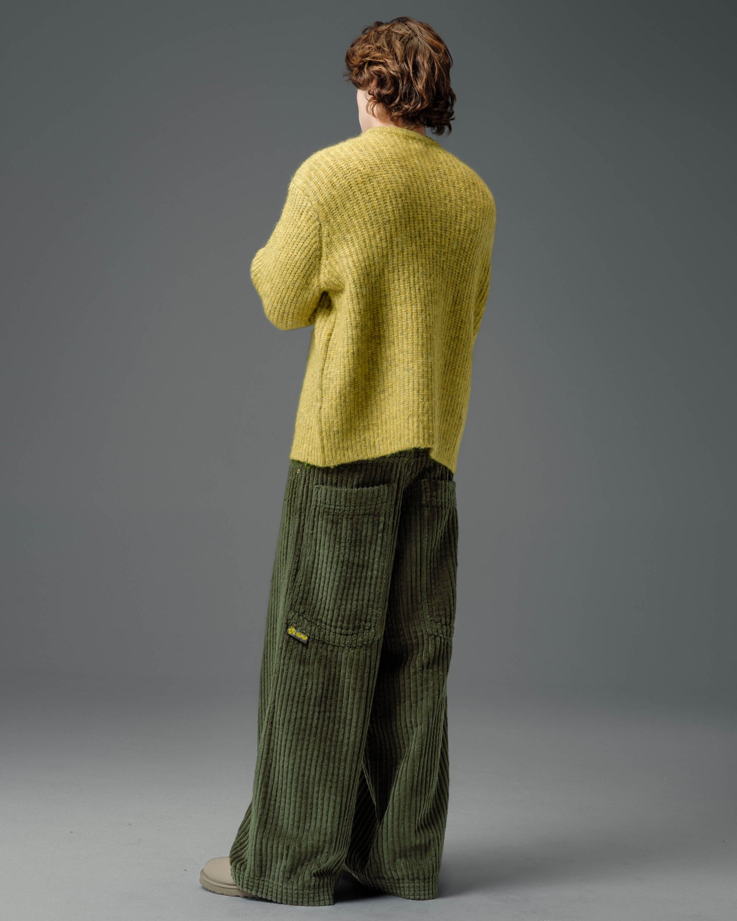 Jester. 26". 2 Wale Corduroy. Moss.