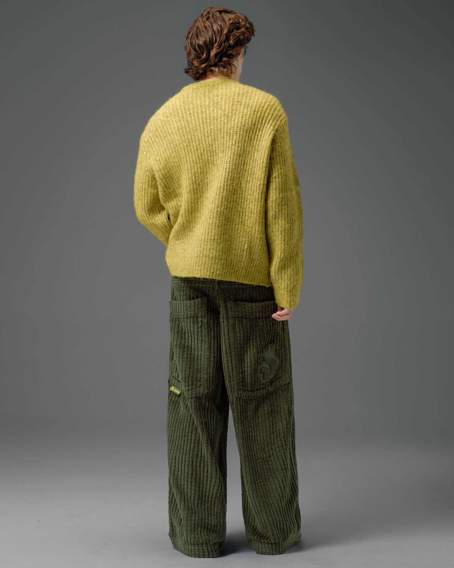 Jester. 26". 2 Wale Corduroy. Moss.