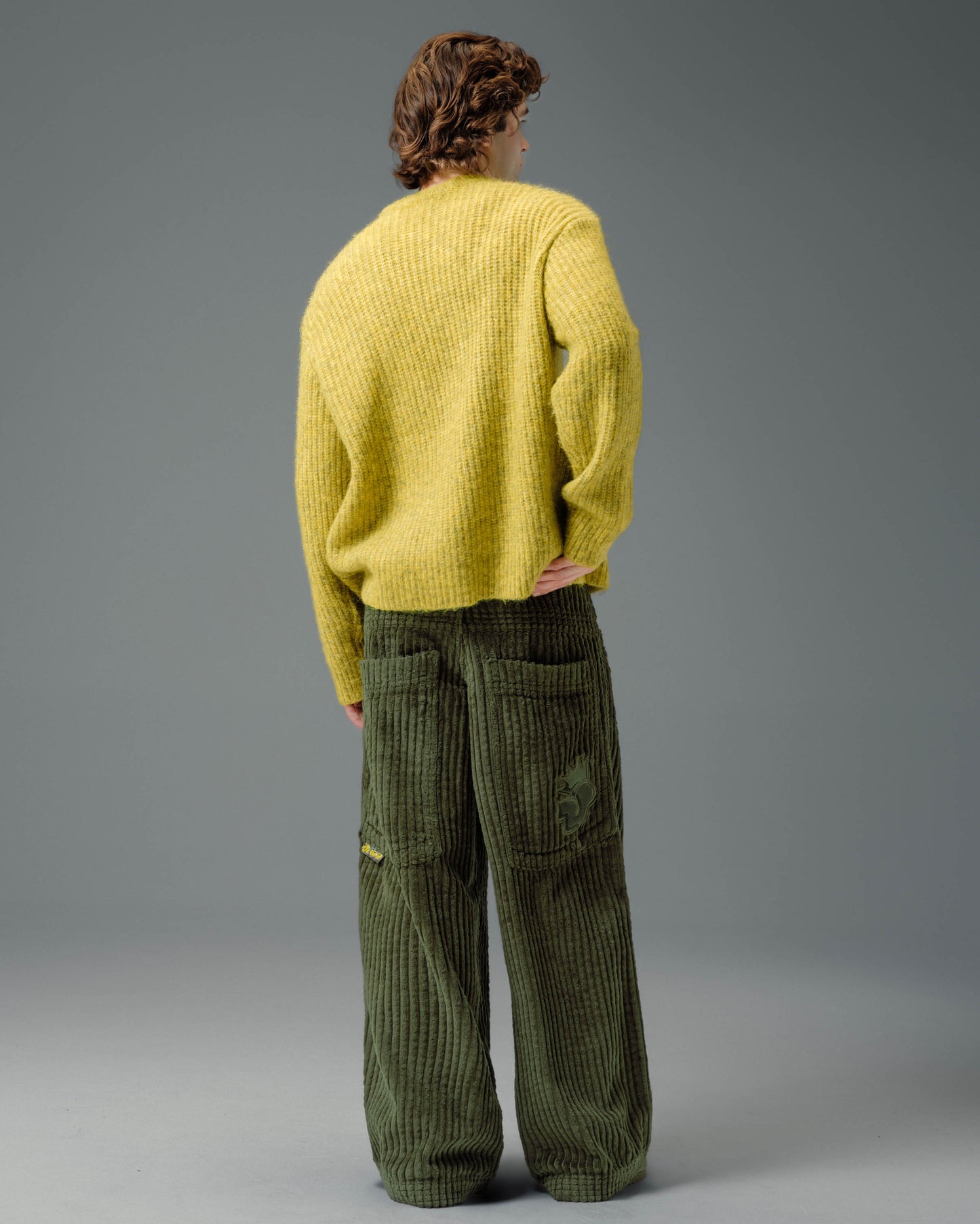 Jester. 26". 2 Wale Corduroy. Moss.