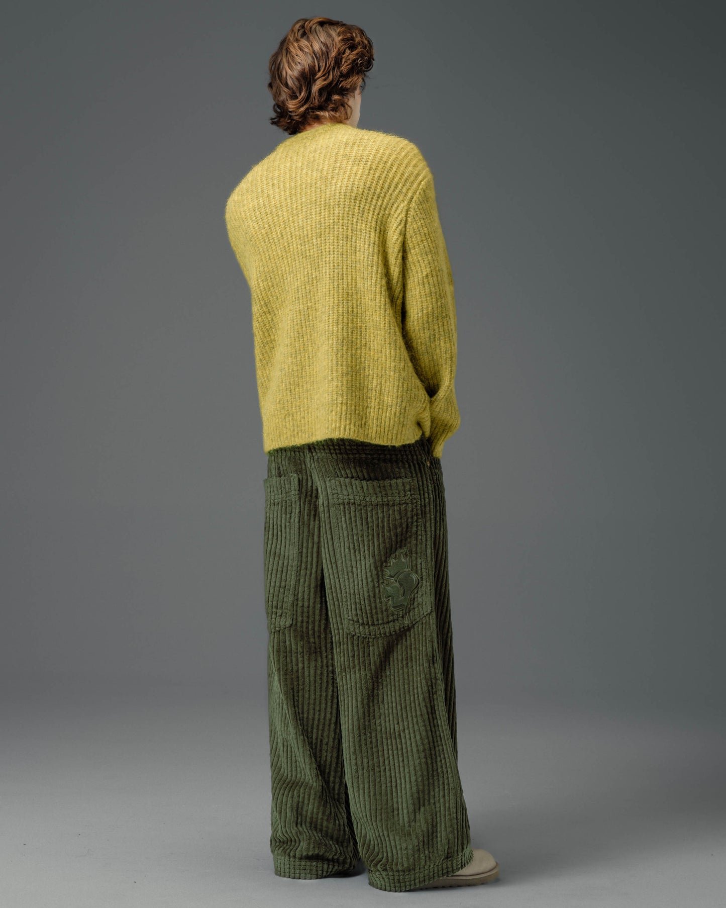 Jester. 26". 2 Wale Corduroy. Moss.