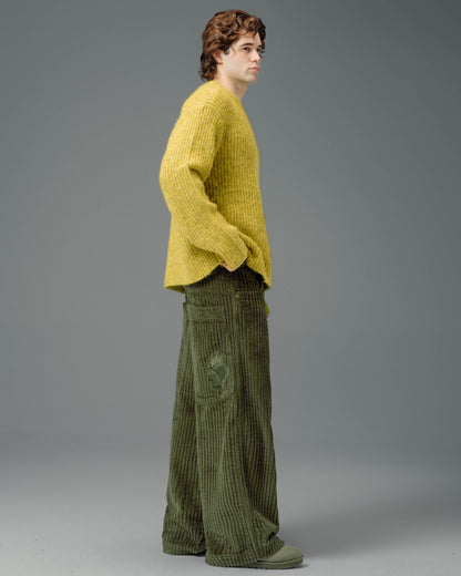 Jester. 26". 2 Wale Corduroy. Moss.