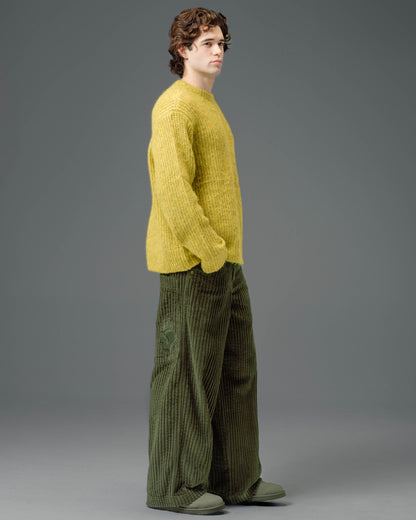 Jester. 26". 2 Wale Corduroy. Moss.