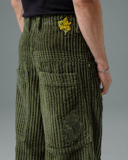 Jester. 26". 2 Wale Corduroy. Moss.