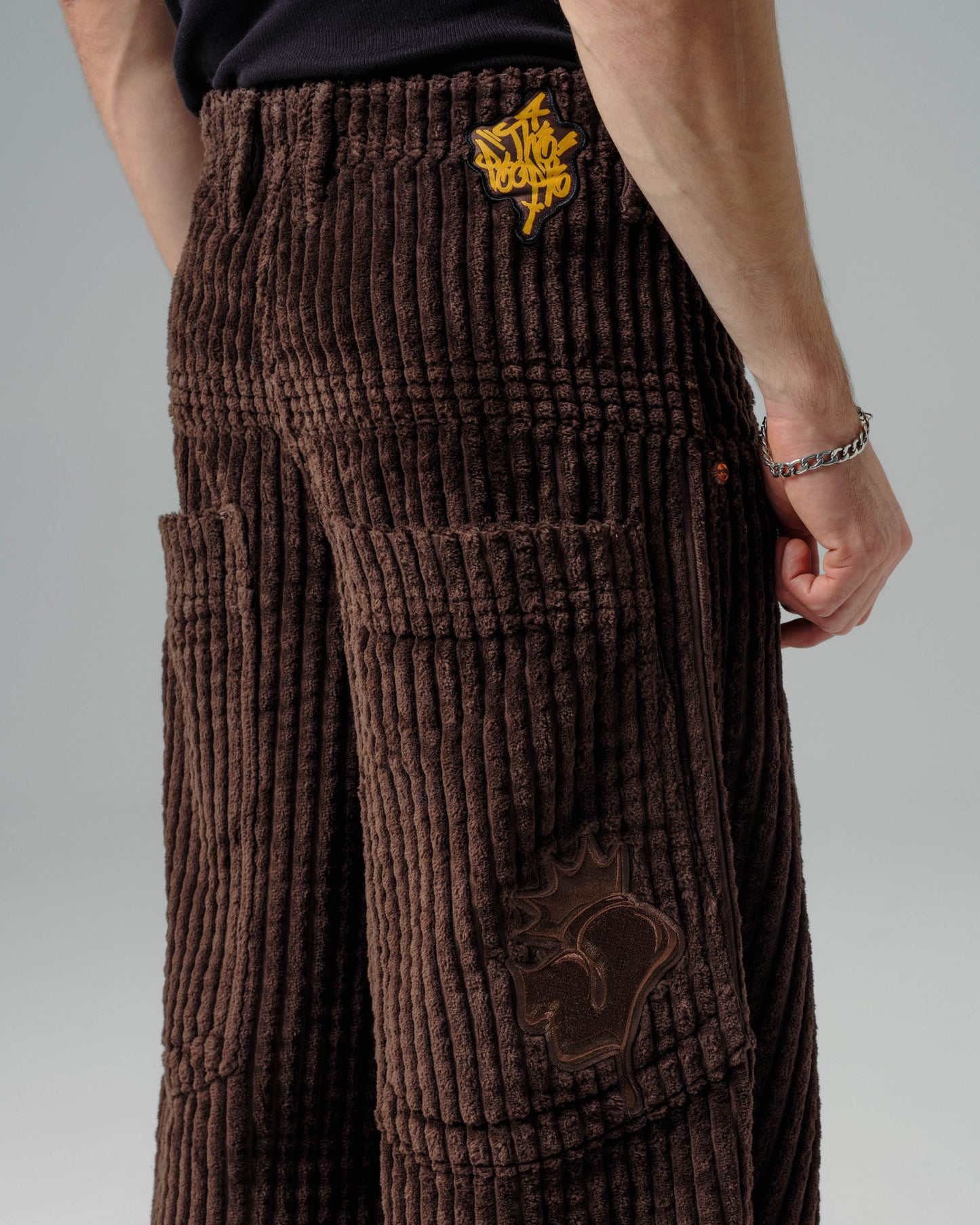 Jester. 26". 2 Wale Corduroy. Java Brown.