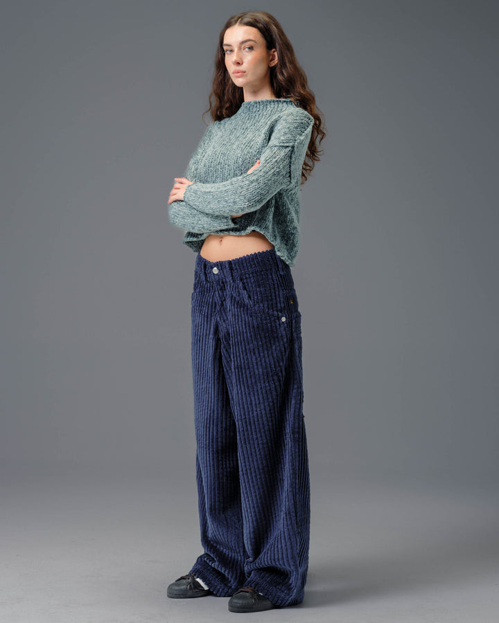 W Wizard. 24". 2 Wale Corduroy. Navy.