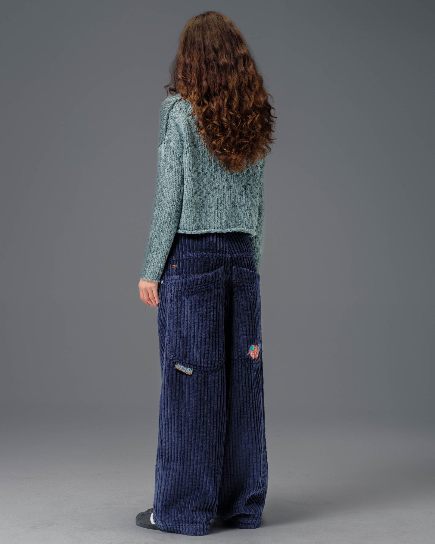 W Wizard. 24". 2 Wale Corduroy. Navy.