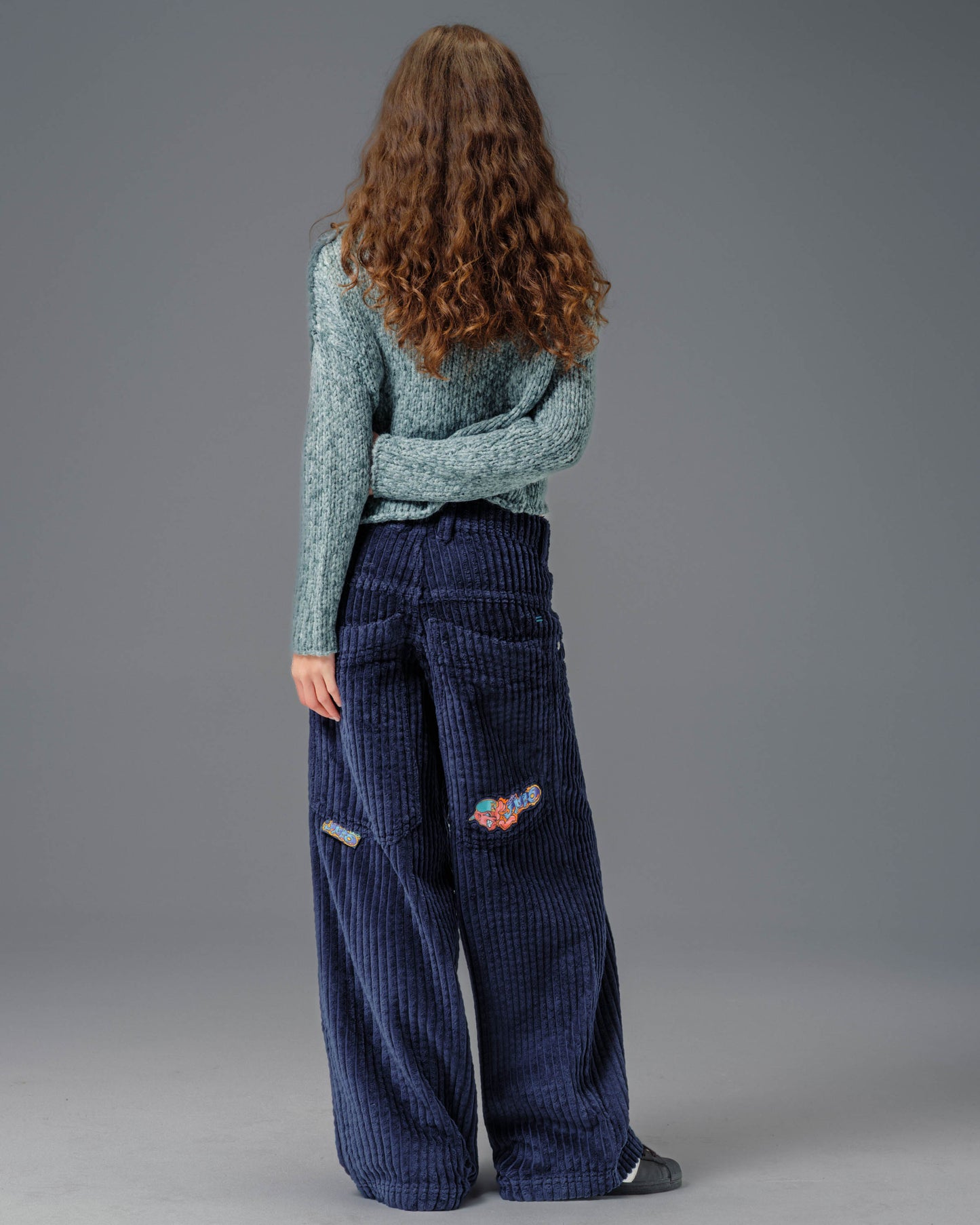 W Wizard. 24". 2 Wale Corduroy. Navy.