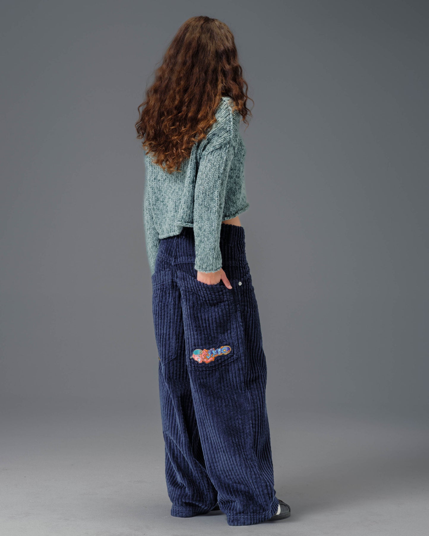 W Wizard. 24". 2 Wale Corduroy. Navy.