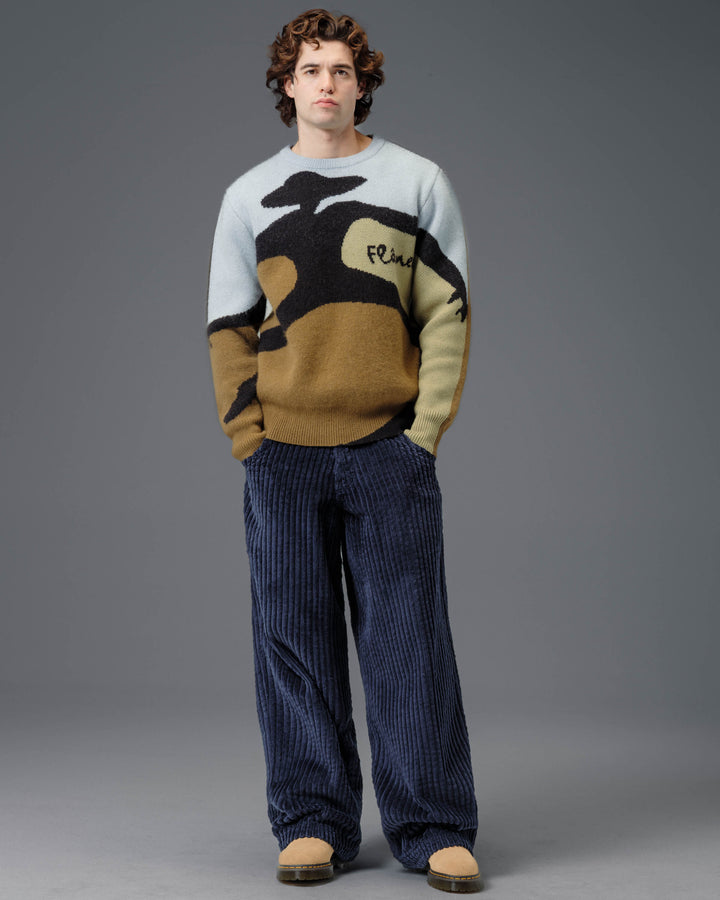 Wizard. 24". 2 Wale Corduroy. Navy.