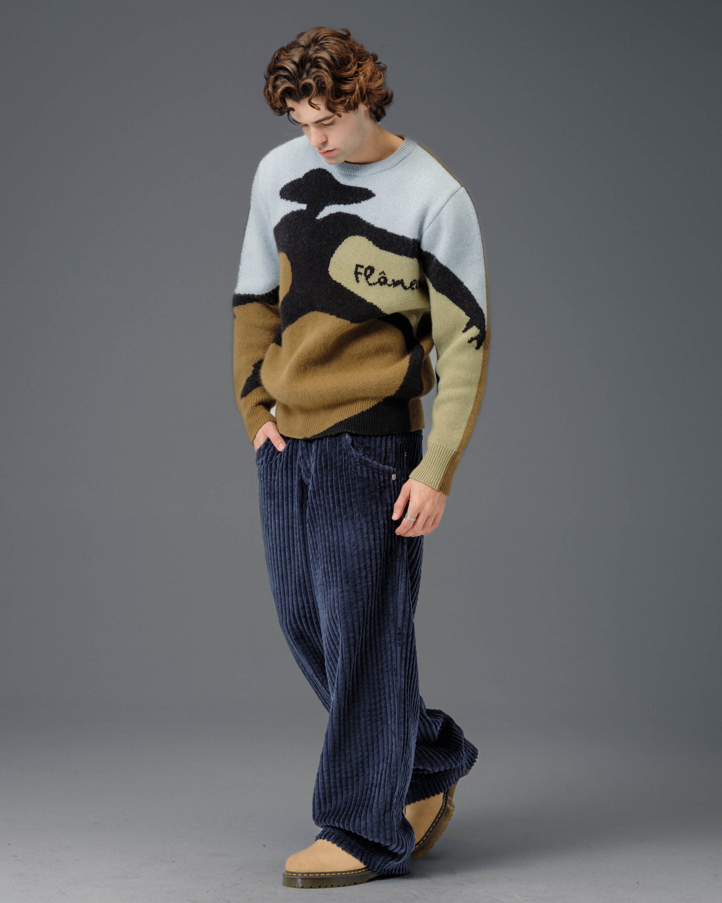 Wizard. 24". 2 Wale Corduroy. Navy.