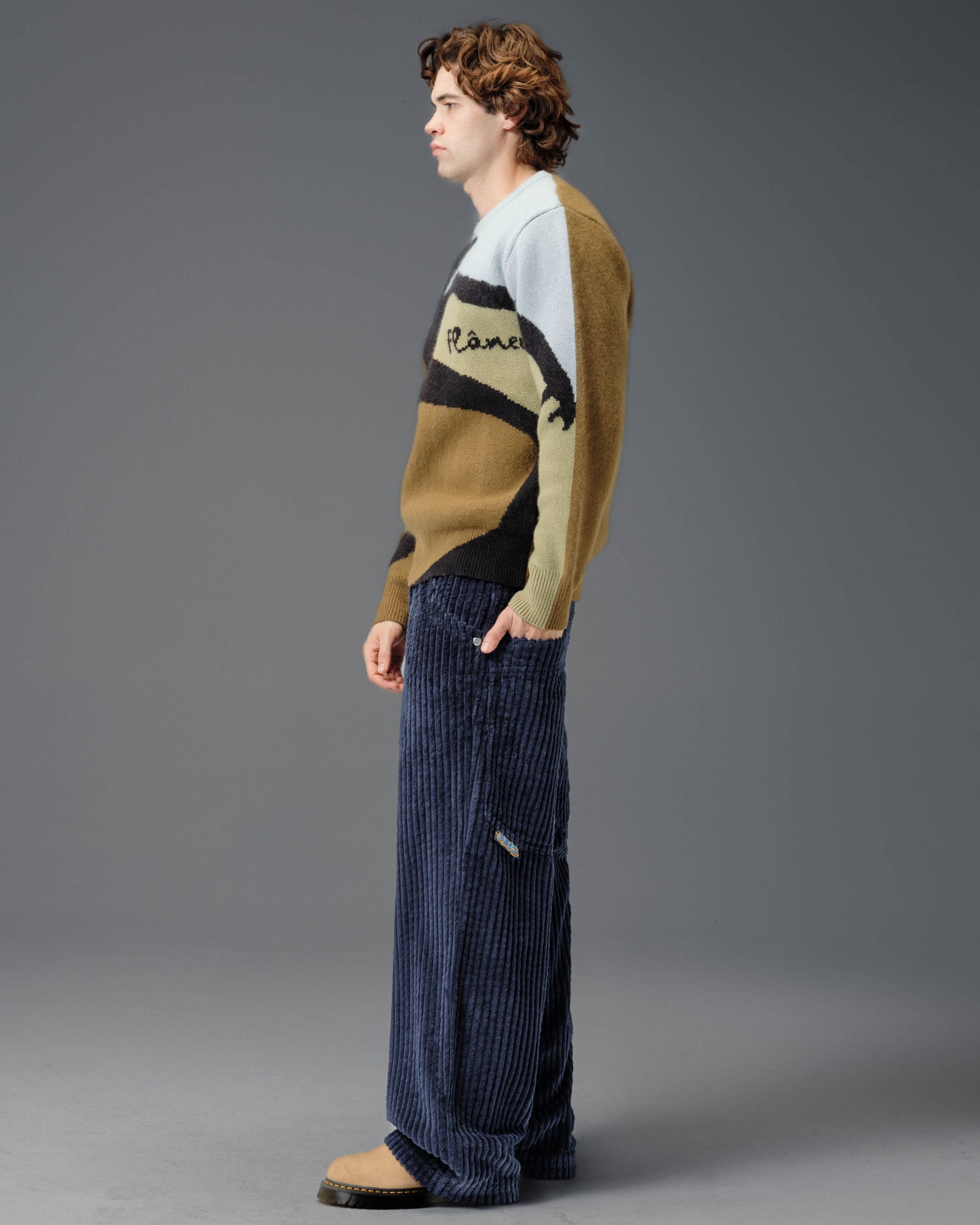 Wizard. 24". 2 Wale Corduroy. Navy.