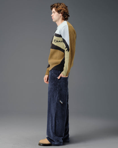 Wizard. 24". 2 Wale Corduroy. Navy.