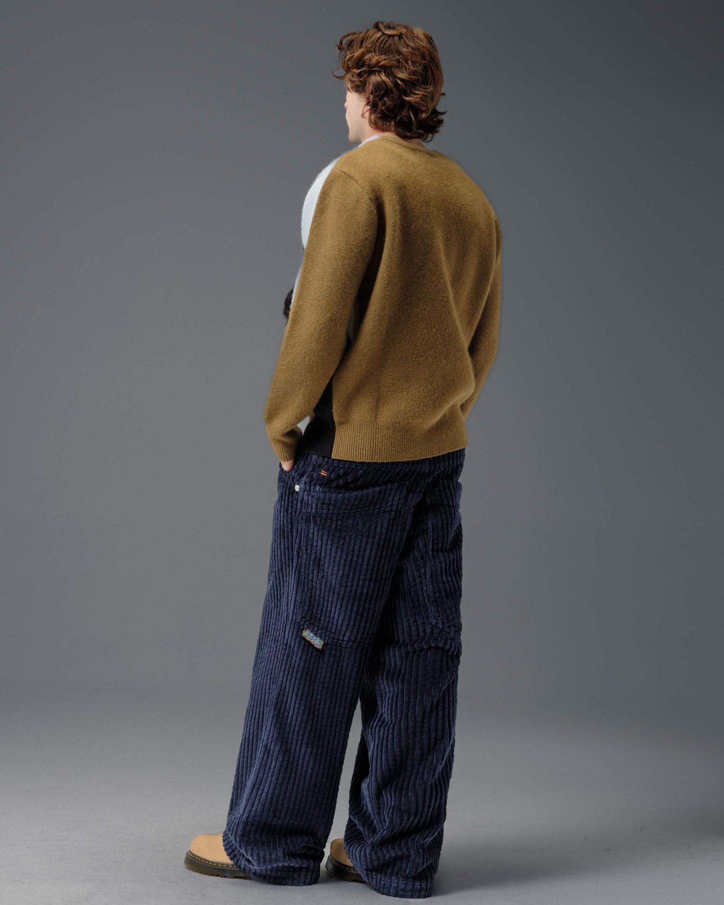 Wizard. 24". 2 Wale Corduroy. Navy.