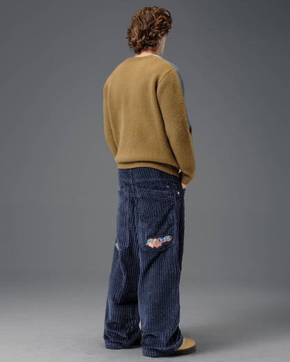 Wizard. 24". 2 Wale Corduroy. Navy.