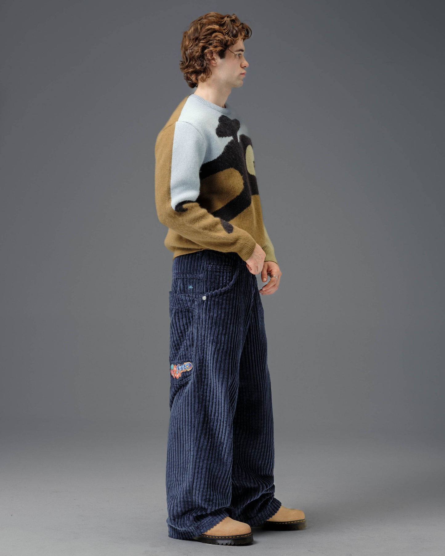 Wizard. 24". 2 Wale Corduroy. Navy.