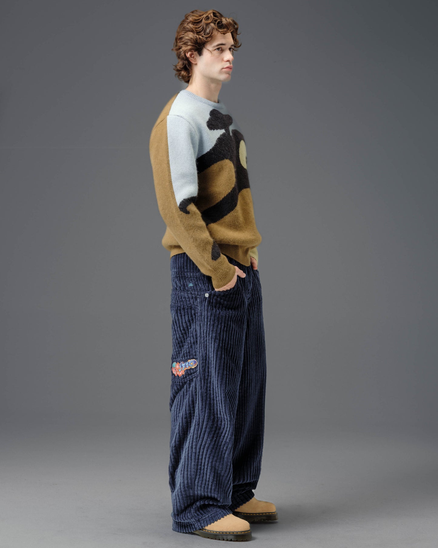 Wizard. 24". 2 Wale Corduroy. Navy.