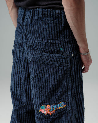 Wizard. 24". 2 Wale Corduroy. Navy.